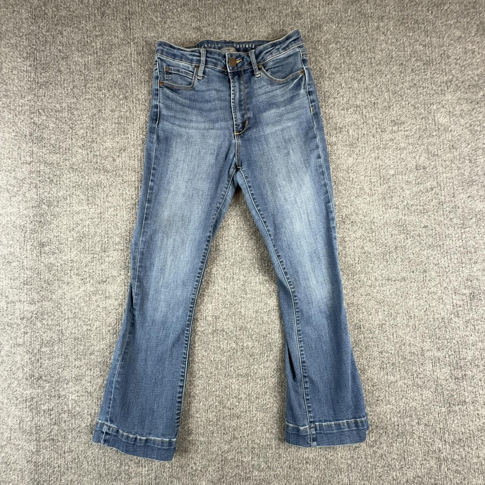 Articles Of Society Jeans Womens 27 Medium Wash Mid Rise Bootcut Stretch Denim